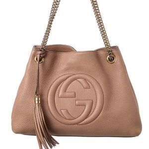 Nude Gucci Soho Chain Bag- Medium, Great Condition!